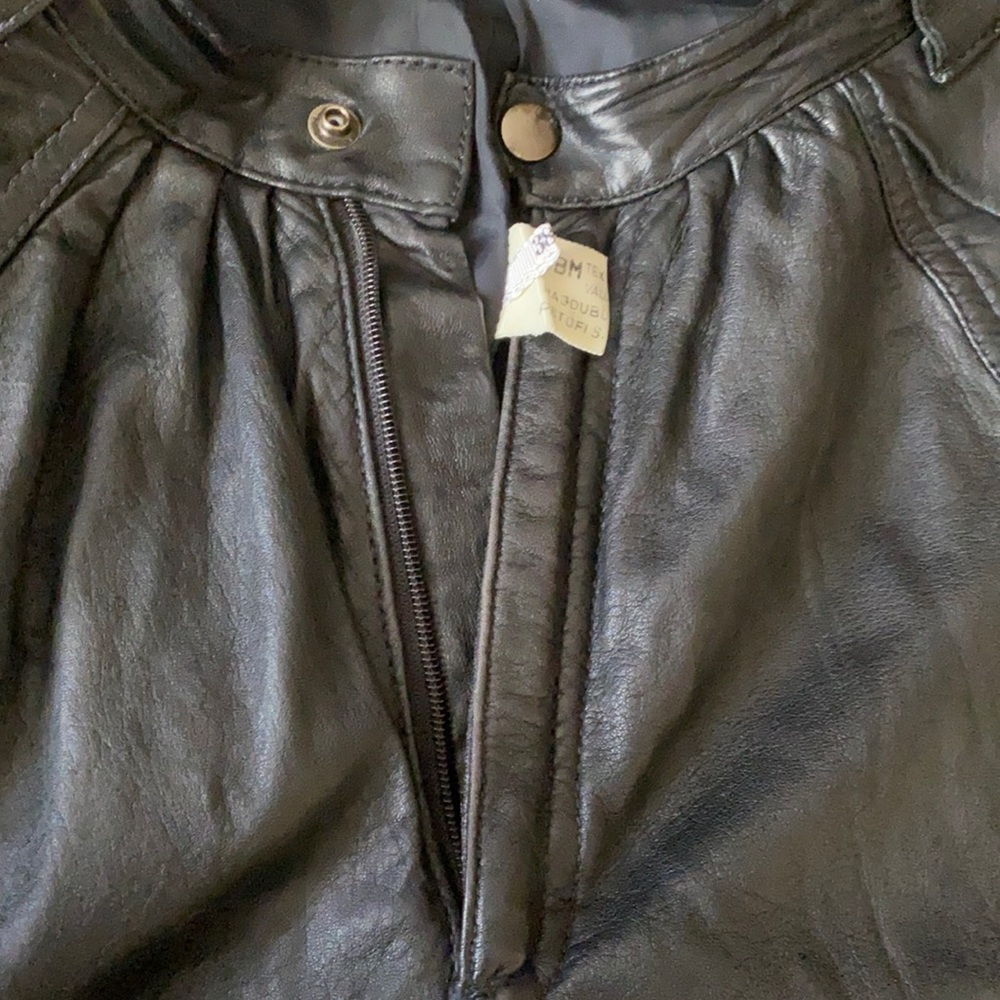 Leather pants EU38/M/ 8 - Picture 6 of 9